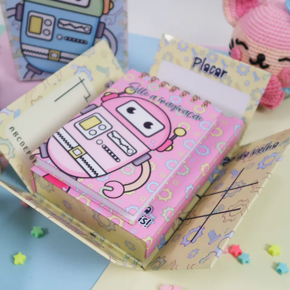 Arquivo Cartonagem Caixa Surpresa Robô - Lidi 12