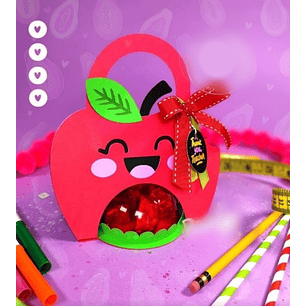 Arquivo Dia dos Professores Porta Bola Acrilica Maça