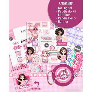 Kit Digital Combo Outubro Rosa 2024 - Tita