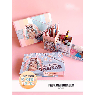 Arquivo Pack Cartonagem Dia dos Professores + Video Aulas - TITA