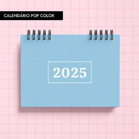  Arquivo Calendário Pop Color 2025 - TRILHA