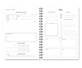 Arquivo Miolo Planner Básico 2025 Horizontal - Trilha de papel