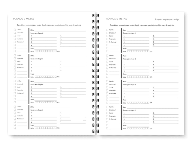 Arquivo Miolo Planner Básico 2025 Horizontal - Trilha de papel