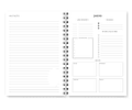 Arquivo Miolo Planner Básico 2025 Horizontal - Trilha de papel