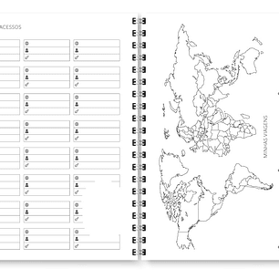 Arquivo Miolo Planner Básico 2025 Vertical - Trilha de papel