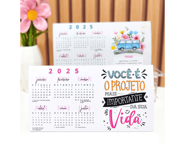 Arquivo Pack Calendário de Mesa 2025 - VÊ MORAES