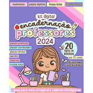 Arquivo Kit Encadermação Dia dos Professores 2024 - LETTERINHAS