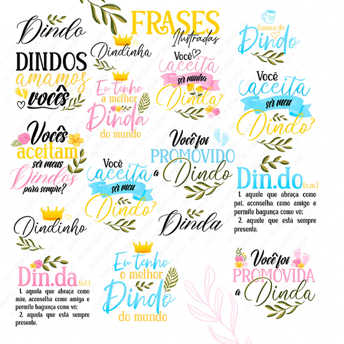 Arquivo Combo Canecas Dindos Padrinhos 5