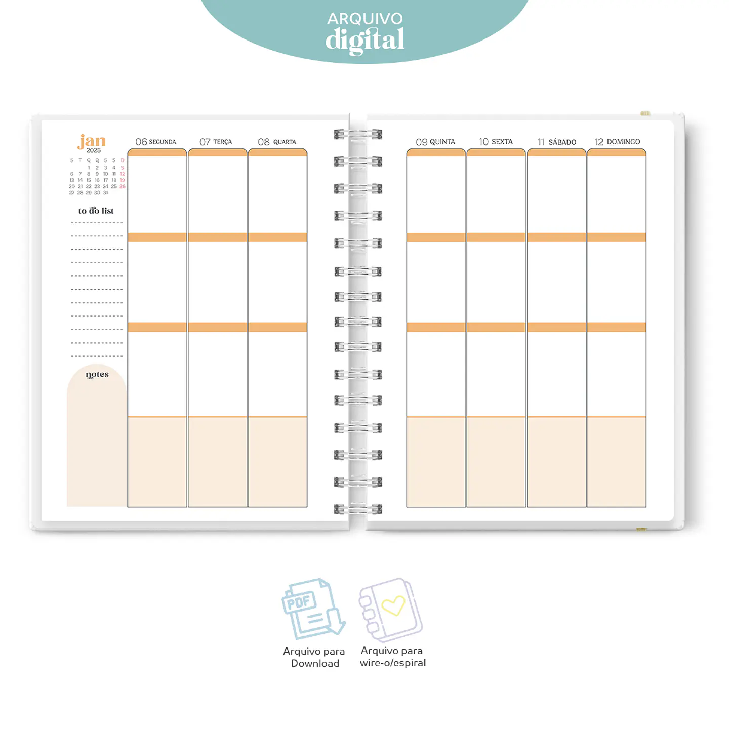 Arquivo Planner Color 2025 - Be Craft 2