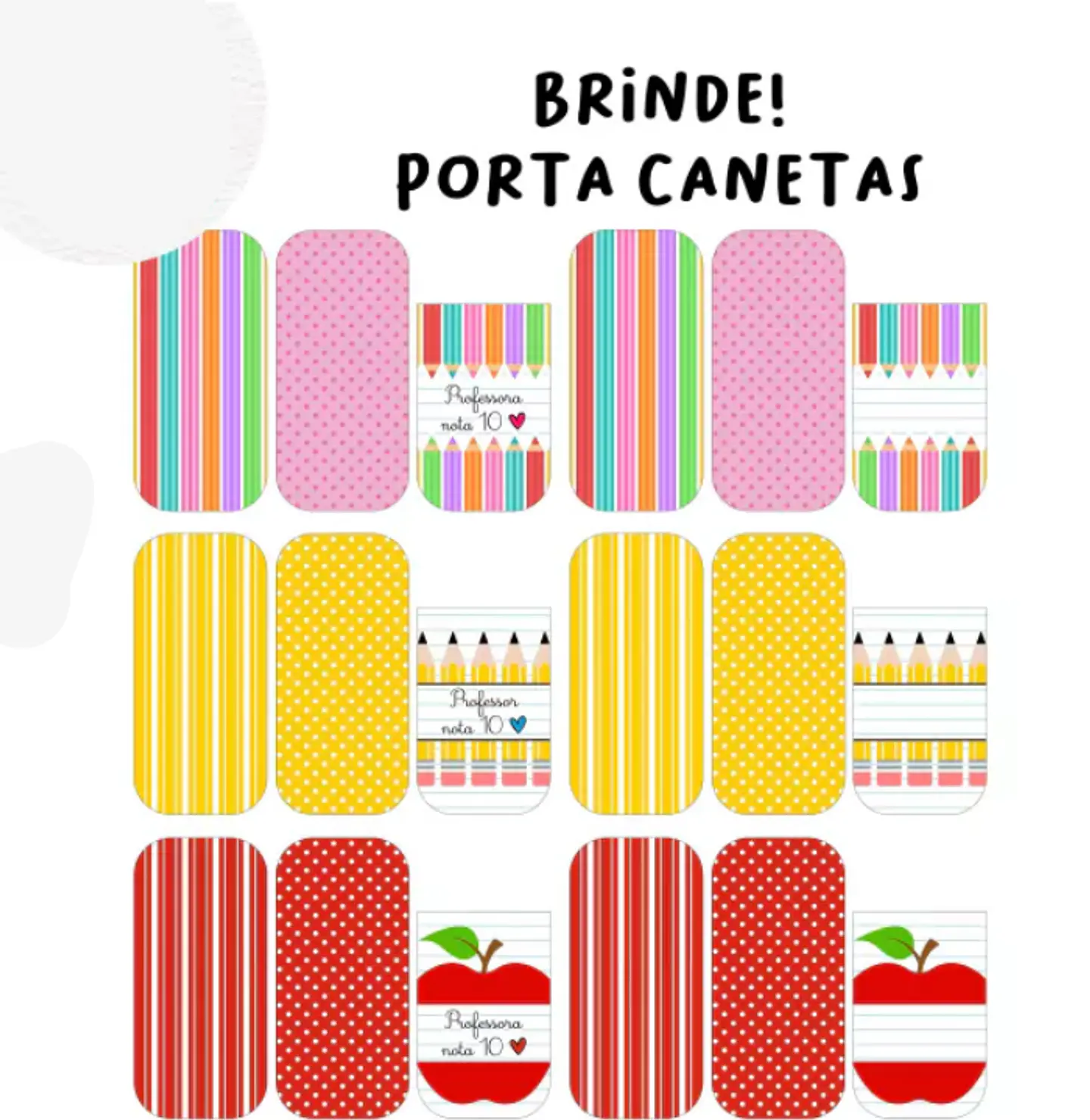 Kit Digital Dia dos Professores Aquarela - casinha da estampa 3