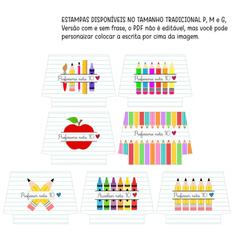 Kit Digital Dia dos Professores Aquarela - casinha da estampa 5