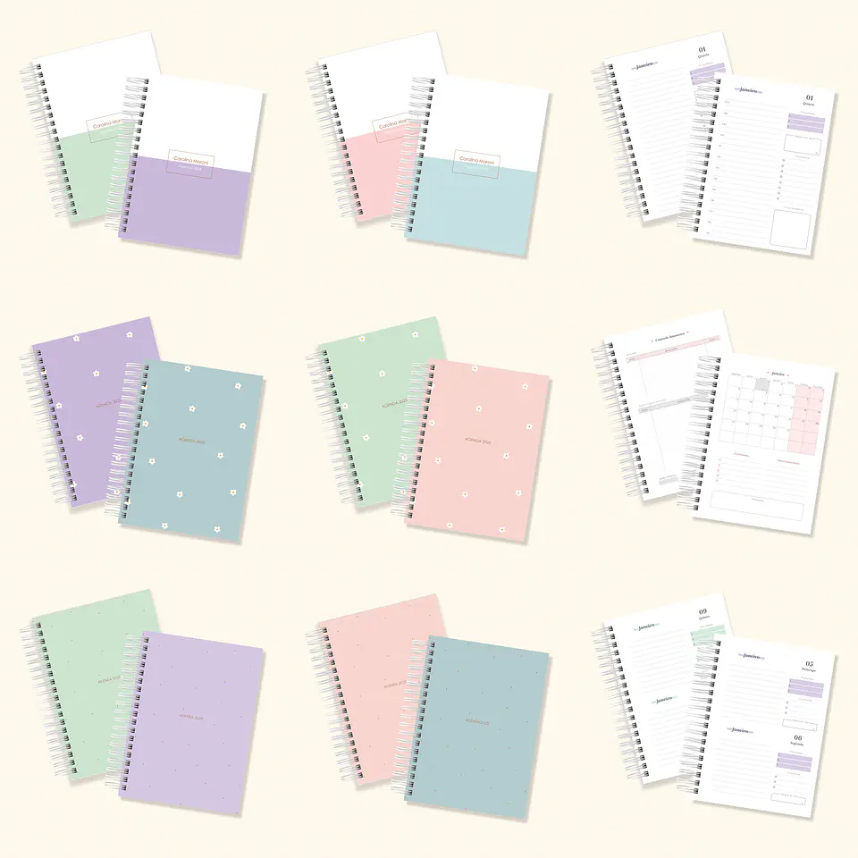 Arquivo Combo Agendas 2025 - Cute B 1