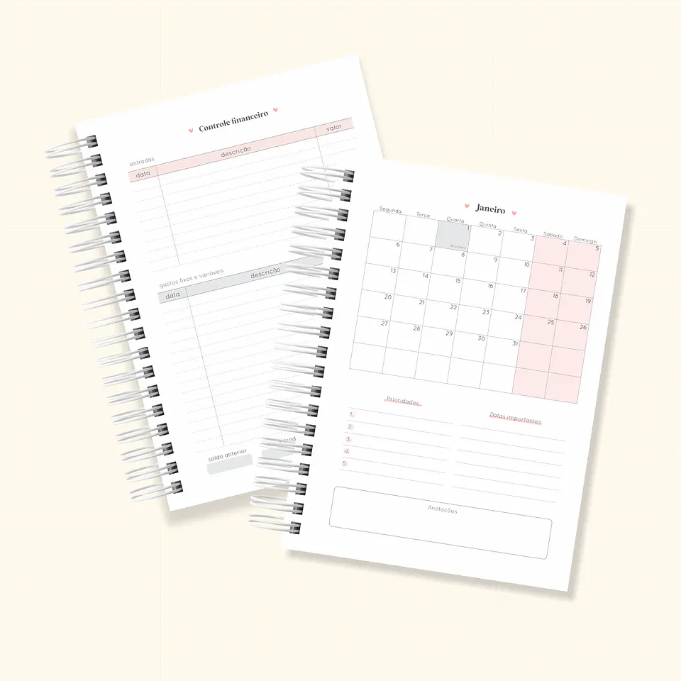 Arquivo Combo Agendas 2025 - Cute B 25