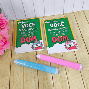 Arquivo Dia dos Professores Capa Bloquinho 10X7