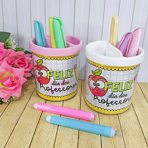  Arquivo Dia dos Professores Porta Lápis Acrílico