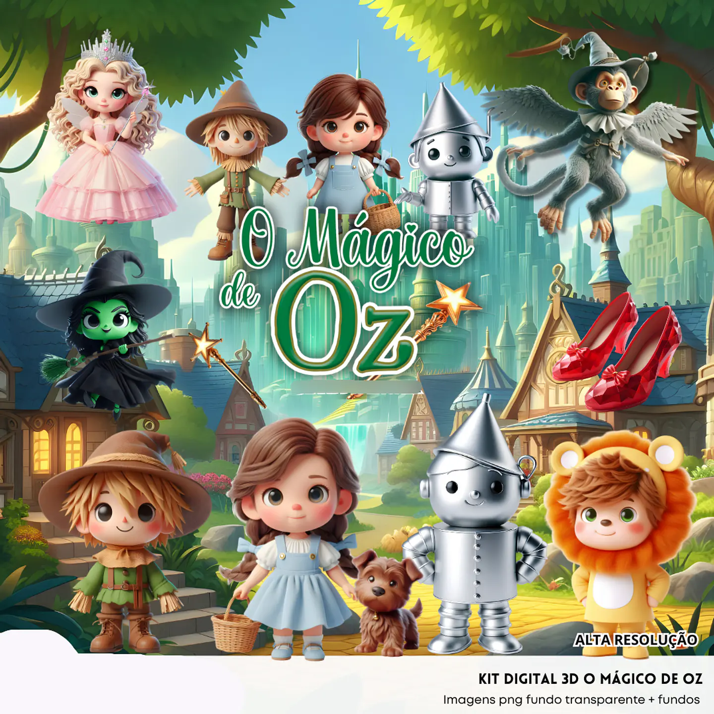 Kit Digital O Mágico de Oz - Fanddy 1