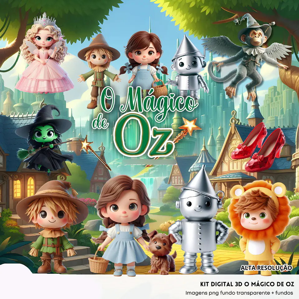 Kit Digital O Mágico de Oz - Fanddy 1