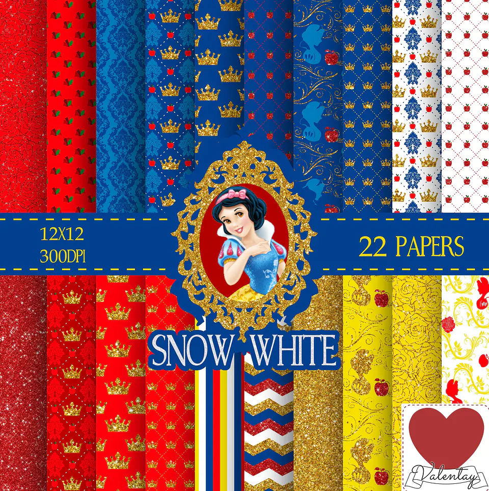 Arquivo Kit Digital Branca de Neve 1