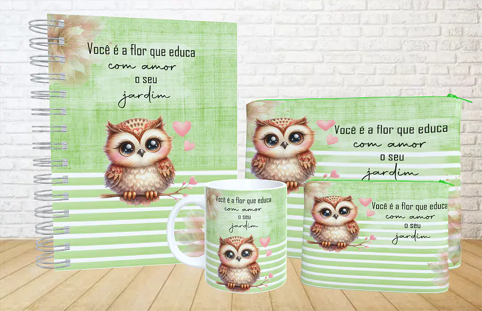 Arquivo Dia dos Professores Combo Sublimação Corujinha - maria fumaça 4