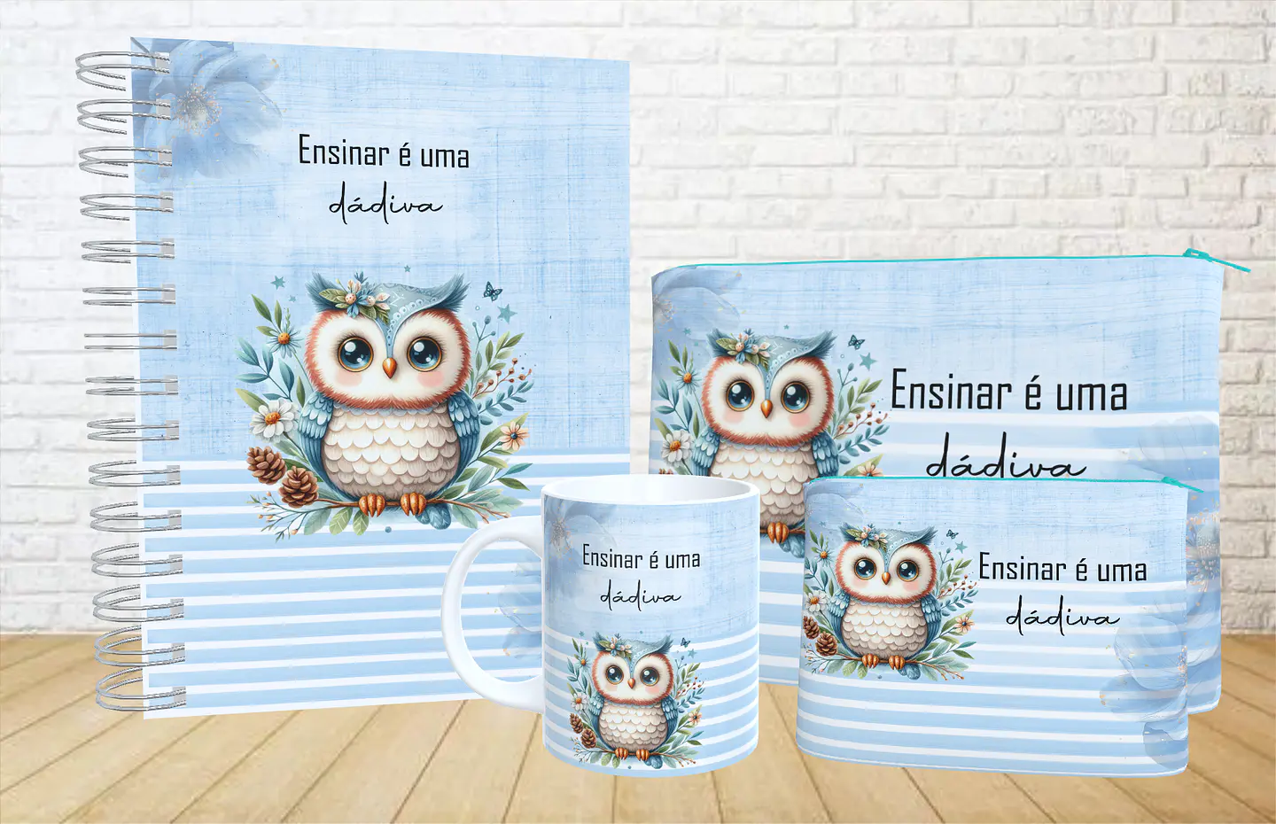 Arquivo Dia dos Professores Combo Sublimação Corujinha - maria fumaça 5