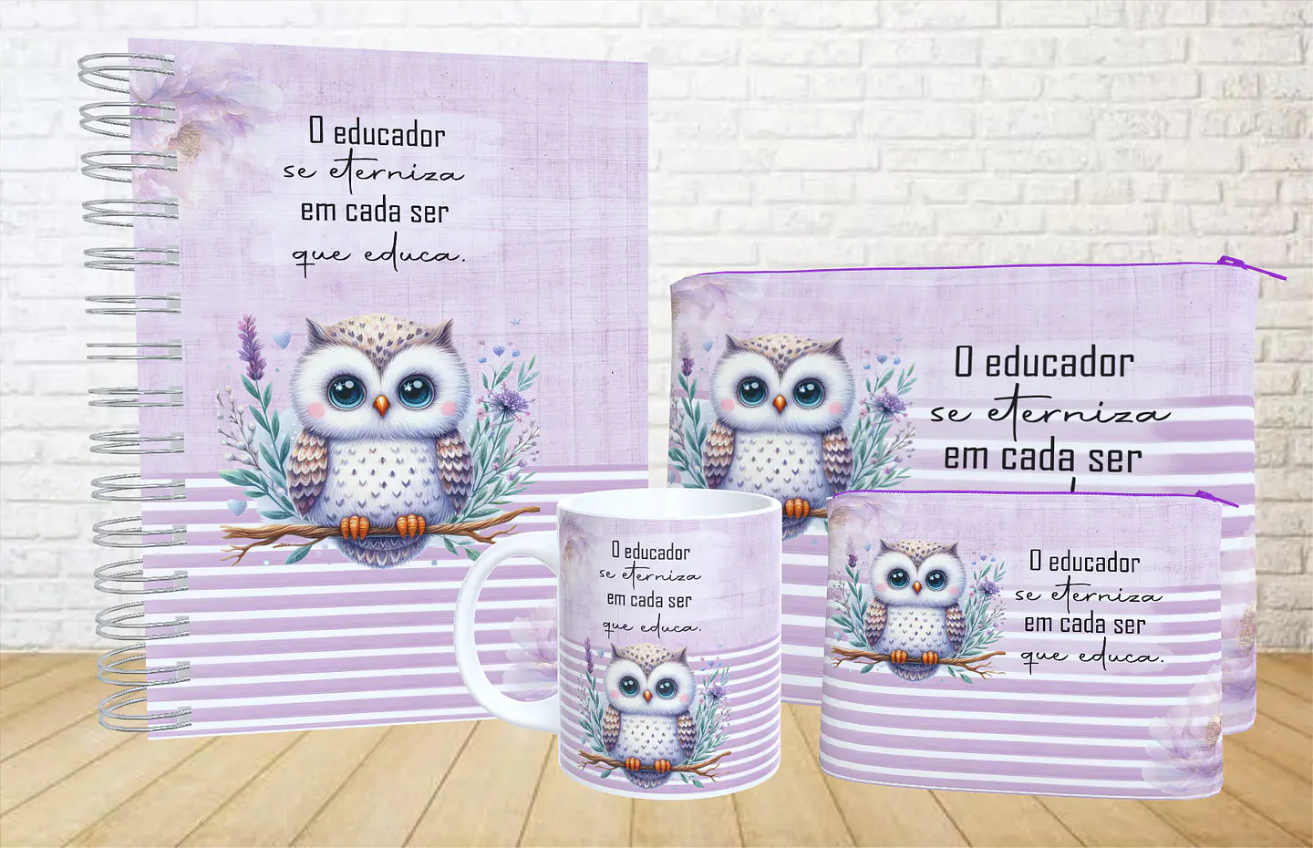 Arquivo Dia dos Professores Combo Sublimação Corujinha - maria fumaça 6
