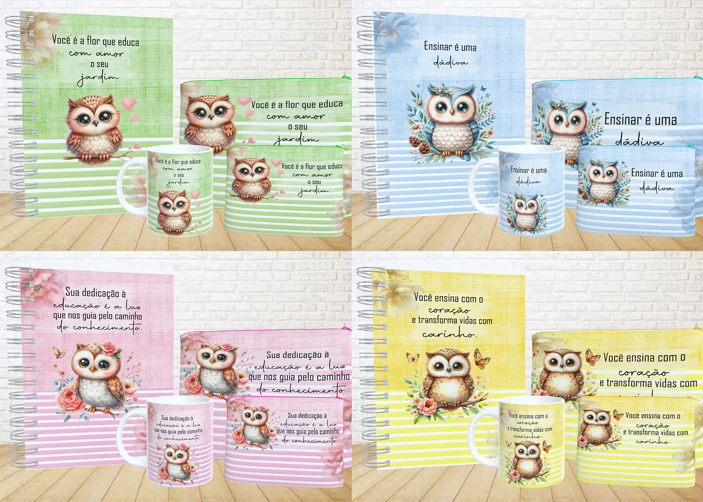 Arquivo Dia dos Professores Combo Sublimação Corujinha - maria fumaça 1