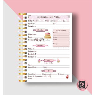 Arquivo Caderno de Pedido Confeitaria