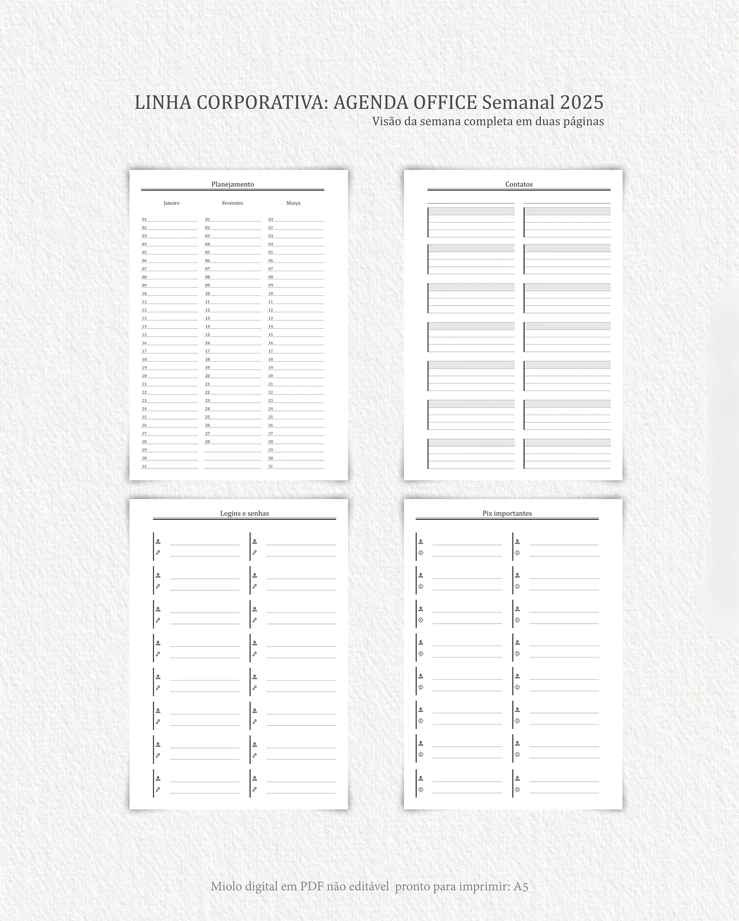  Arquivo Miolo Agenda Office Semanal 2025 | Carinas Paper 7