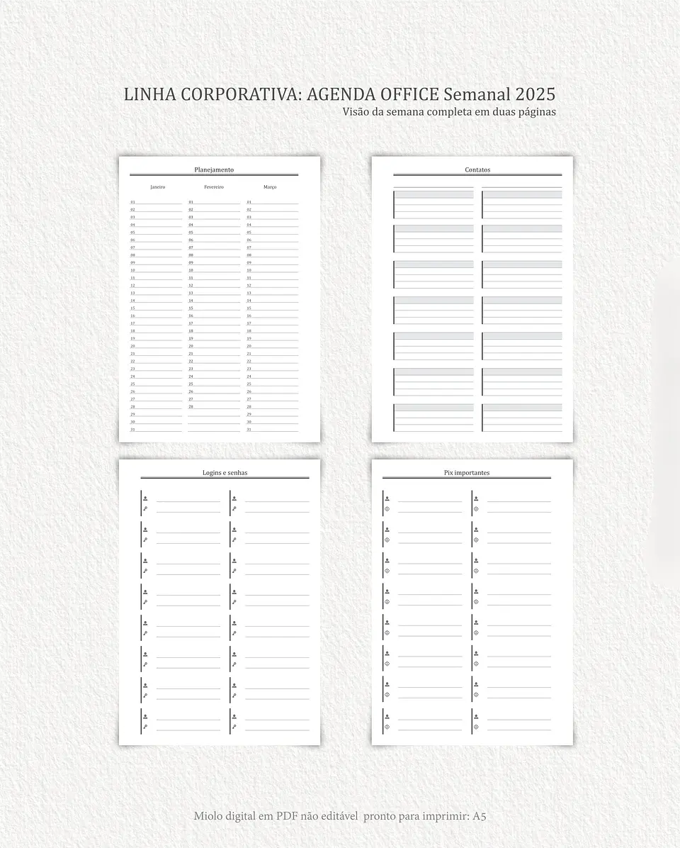  Arquivo Miolo Agenda Office Semanal 2025 | Carinas Paper 7