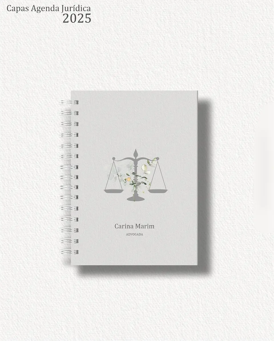  Arquivo Combo 7 capas A5 para Agenda Jurídica - Carinas Paper 3