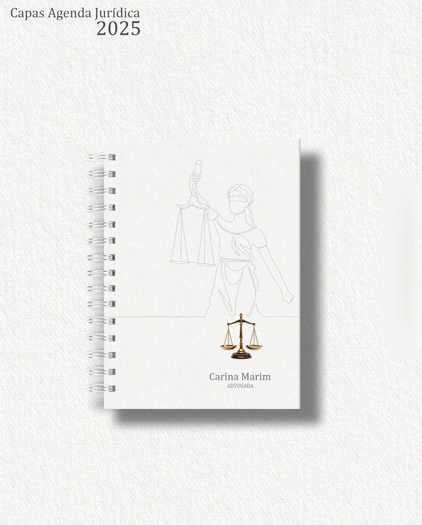  Arquivo Combo 7 capas A5 para Agenda Jurídica - Carinas Paper 5