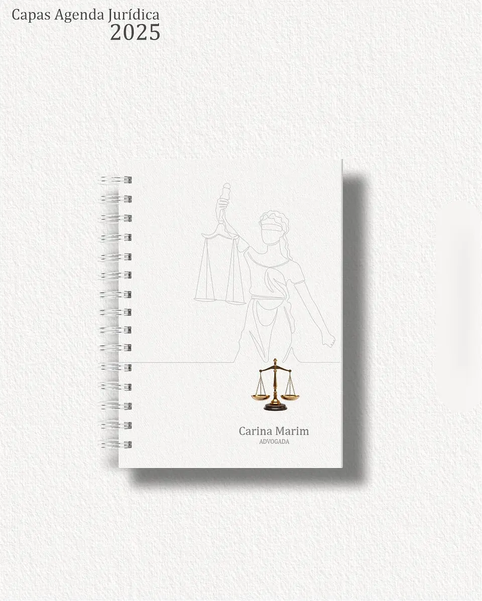  Arquivo Combo 7 capas A5 para Agenda Jurídica - Carinas Paper 5