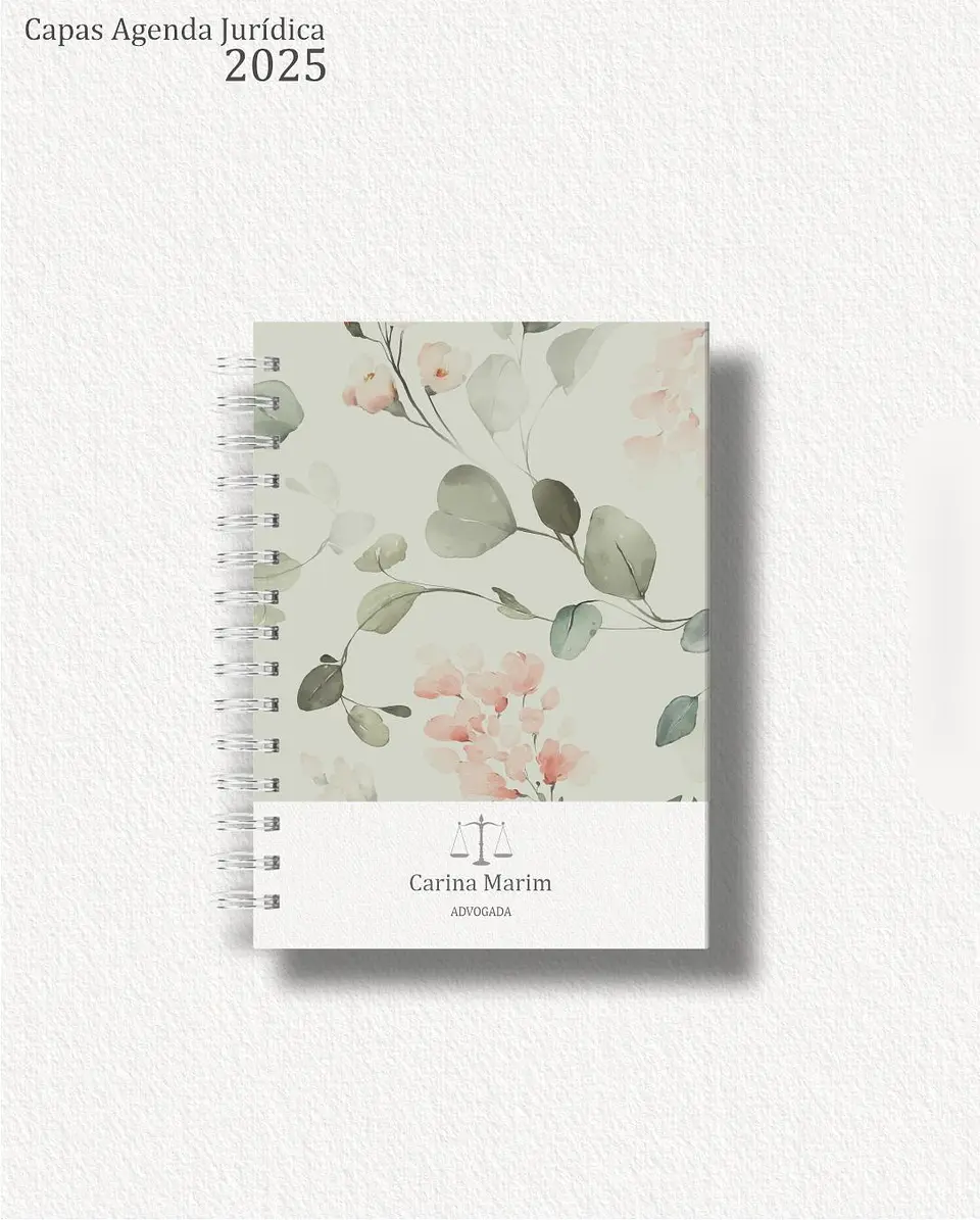  Arquivo Combo 7 capas A5 para Agenda Jurídica - Carinas Paper 6