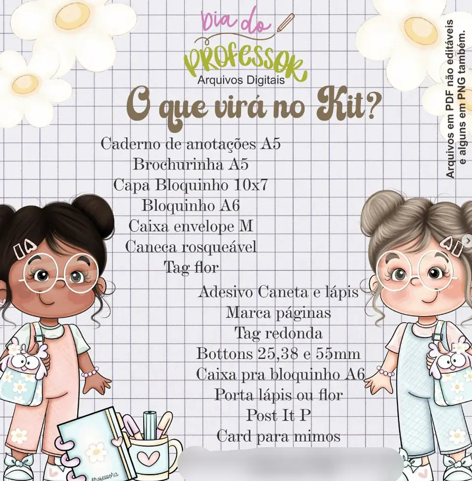 Arquivo Dia dos Professores Kit Encadernação - Crys Arts 2