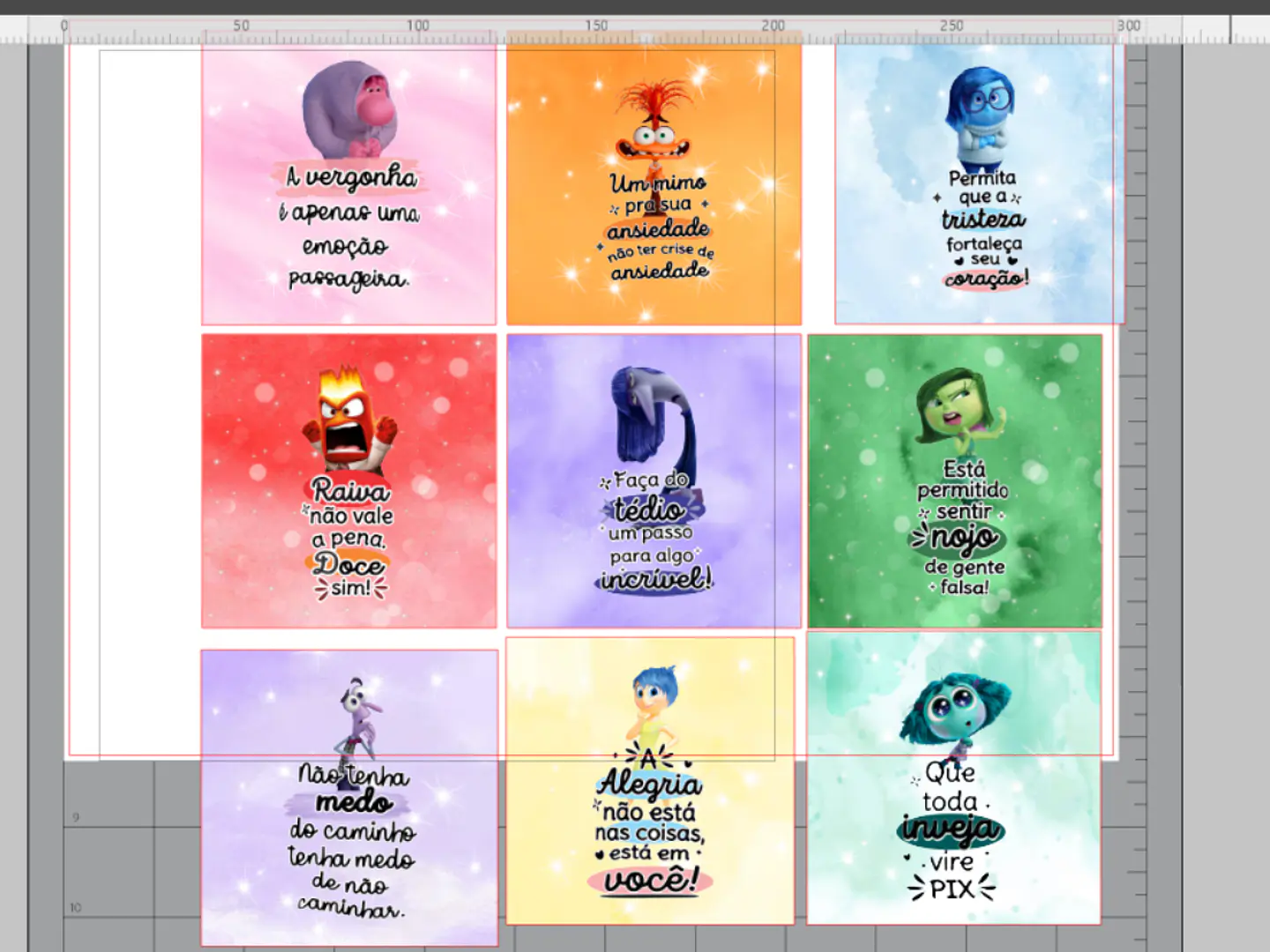 Arquivo de Corte Balinhas Divertidamente 2