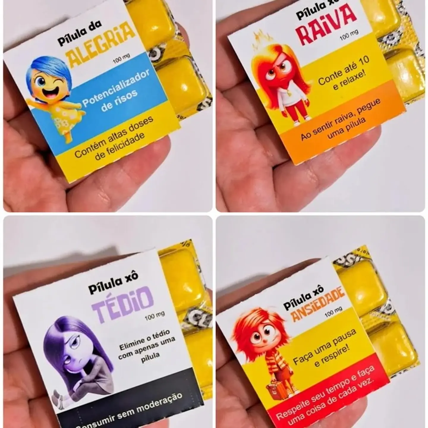 Arquivo de Corte Porta Chiclets Divertidamente 3