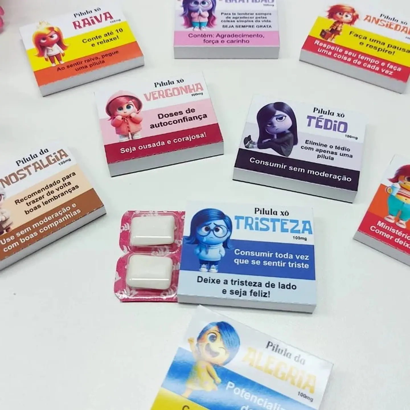 Arquivo de Corte Porta Chiclets Divertidamente 4