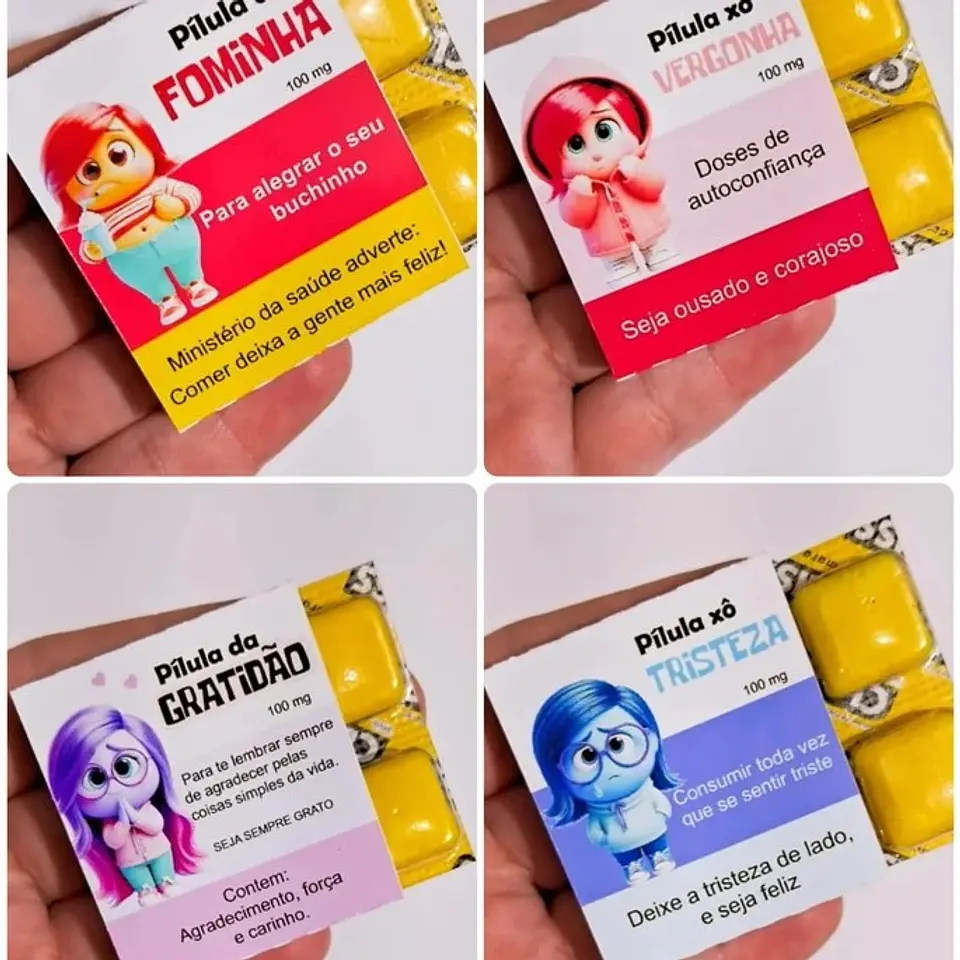 Arquivo de Corte Porta Chiclets Divertidamente 6