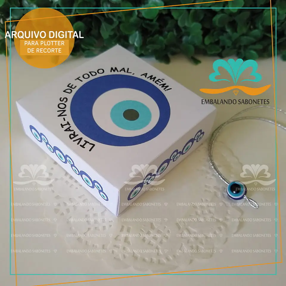 Arquivo de Corte Caixa Sabonete Olho Grego 1