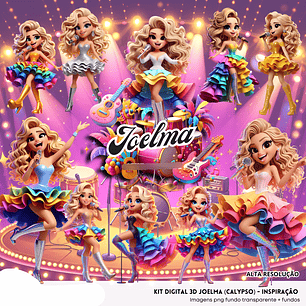 Kit Digital 3D Joelma Calypso - Fanddy