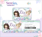 Arquivo Encadernação Baby Sereias Aquarela - Thumbnail 9