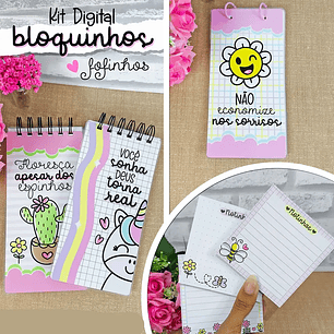 Arquivo Bloquinhos Fofos - Desenhitos da Jana