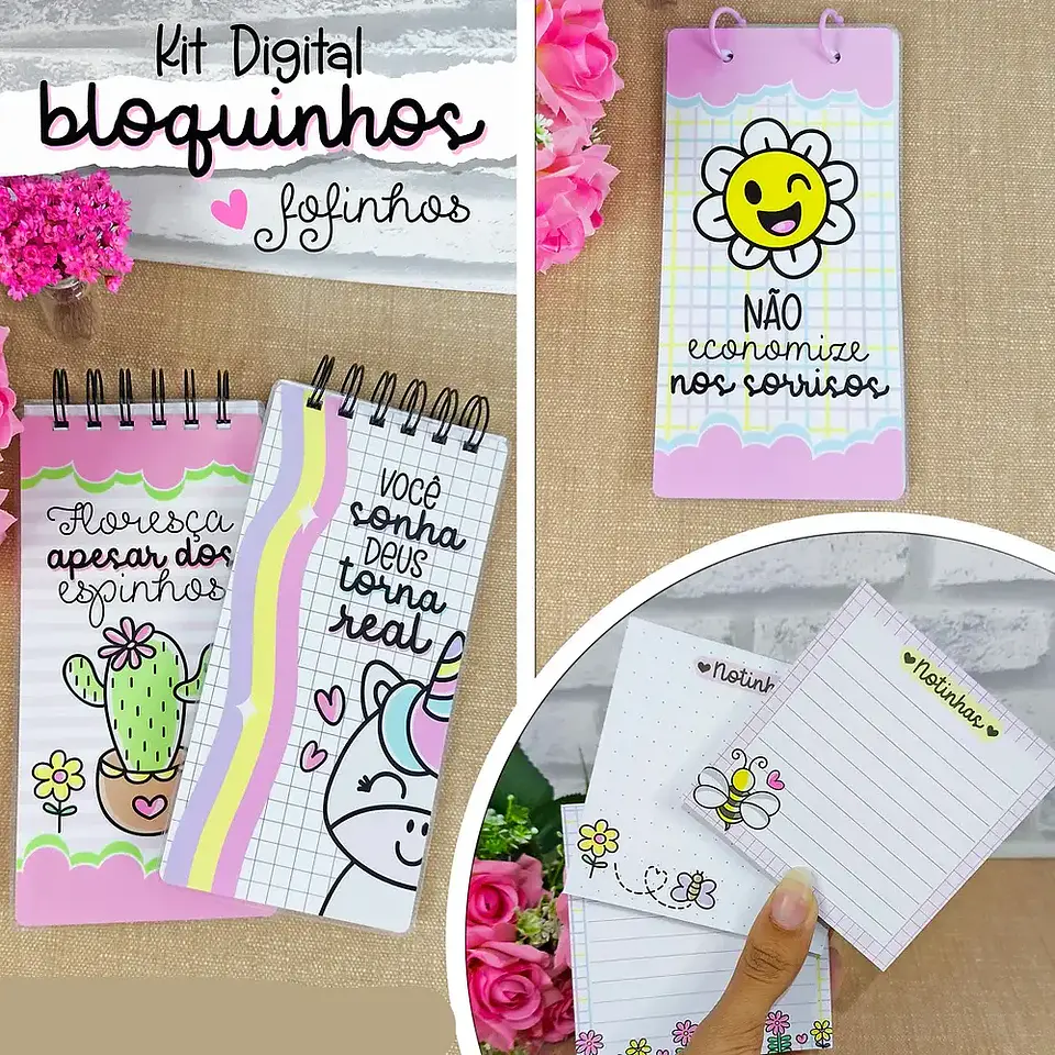 Arquivo Bloquinhos Fofos - Desenhitos da Jana 1