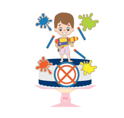 Arquivo Topo de Bolo Nerf