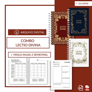 Arquivo Combo Capas e Miolo Lectio Divina Católica - ora que passa