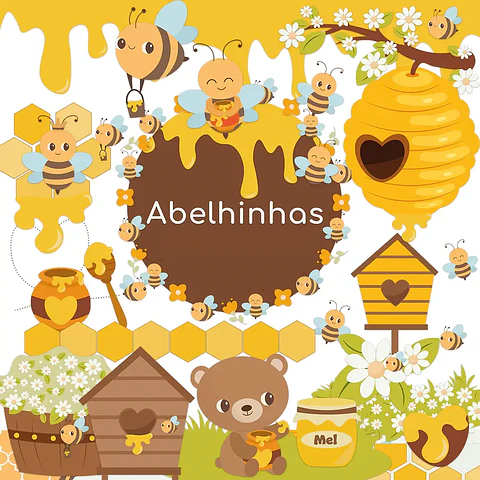 Kit Digital Abelhinhas - Tutti