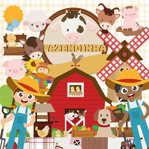 Kit Digital Fazendinha - Tutti