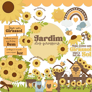 Kit Digital Jardim dos Girassois - tutti