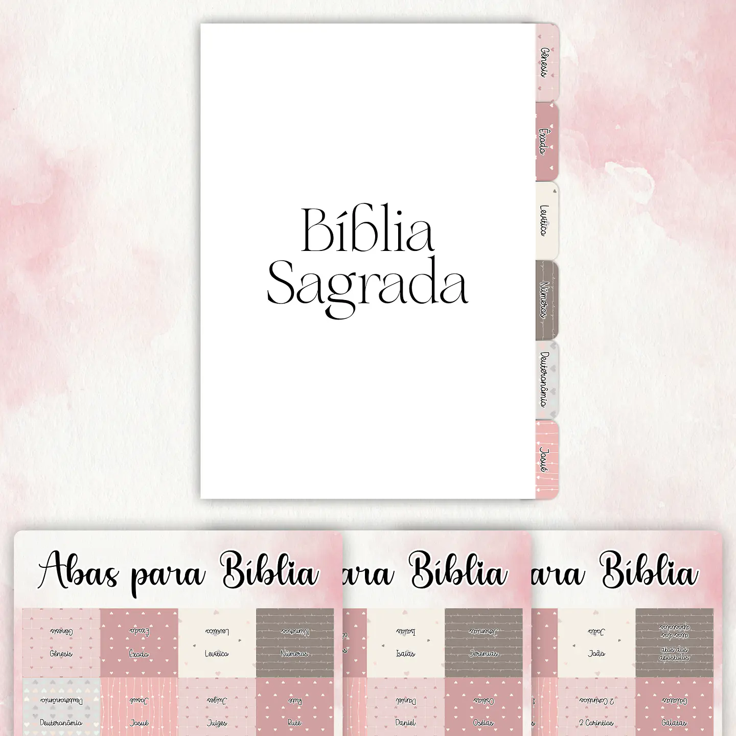 Arquivo Abas para Bíblia - 17 modelos - Letterinhas 13