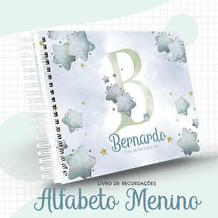 Arquivo caderneta de vacina alfabeto estrela combo